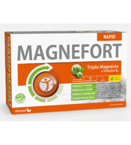 Magnefort Rapid - 30 Ampolas - Dietmed